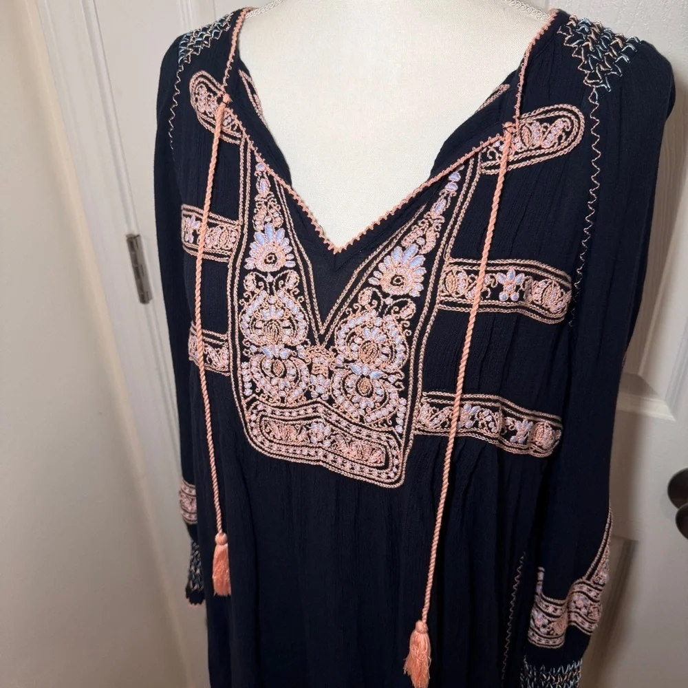 Free People Embroidered Dress
